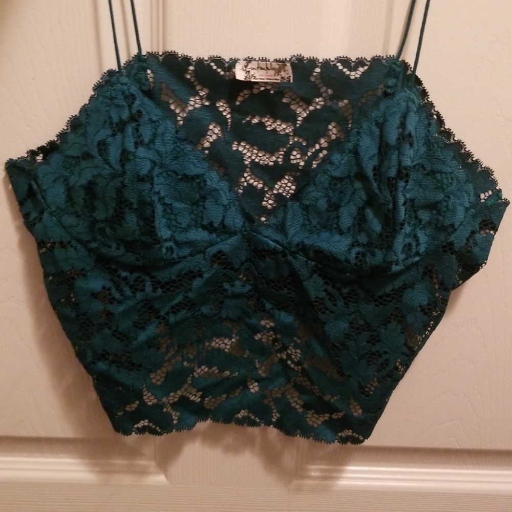 Green bralette